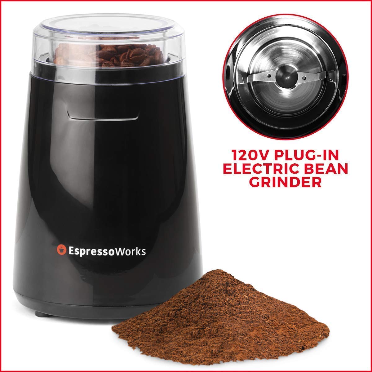 10-Piece Espresso and Cappuccino Maker Set - Black