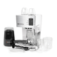 EspressoWorks 10-Piece Espresso & Cappuccino Machine Set - 19-Bar - White