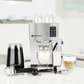 EspressoWorks 10-Piece Espresso & Cappuccino Machine Set - 19-Bar - White