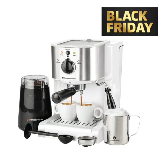 7-Piece EspressoWorks All-In-One Set - White