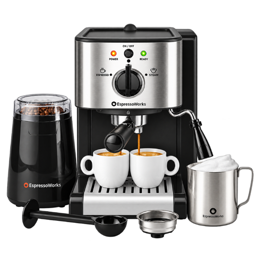 7-Piece EspressoWorks All-In-One Set - Black