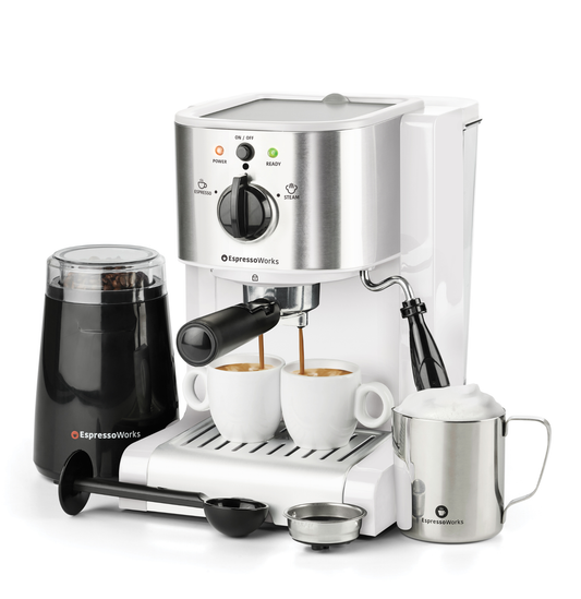 7-Piece EspressoWorks All-In-One Set - White