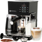10-Piece Espresso and Cappuccino Maker Set - Black