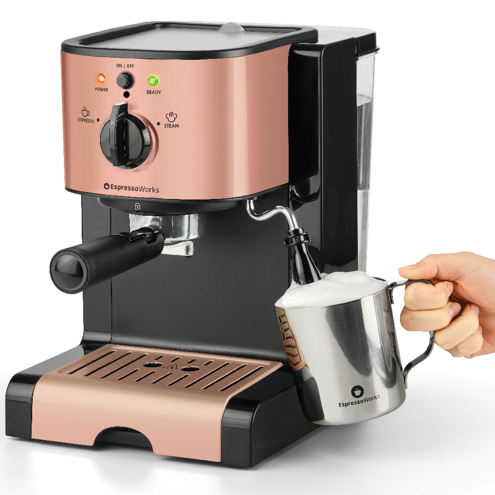 7-Piece EspressoWorks All-In-One Set - Rose Gold