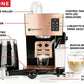 10-Piece Espresso and Cappuccino Maker Set - Rose Gold