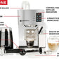 10-Piece Espresso and Cappuccino Maker Set - White
